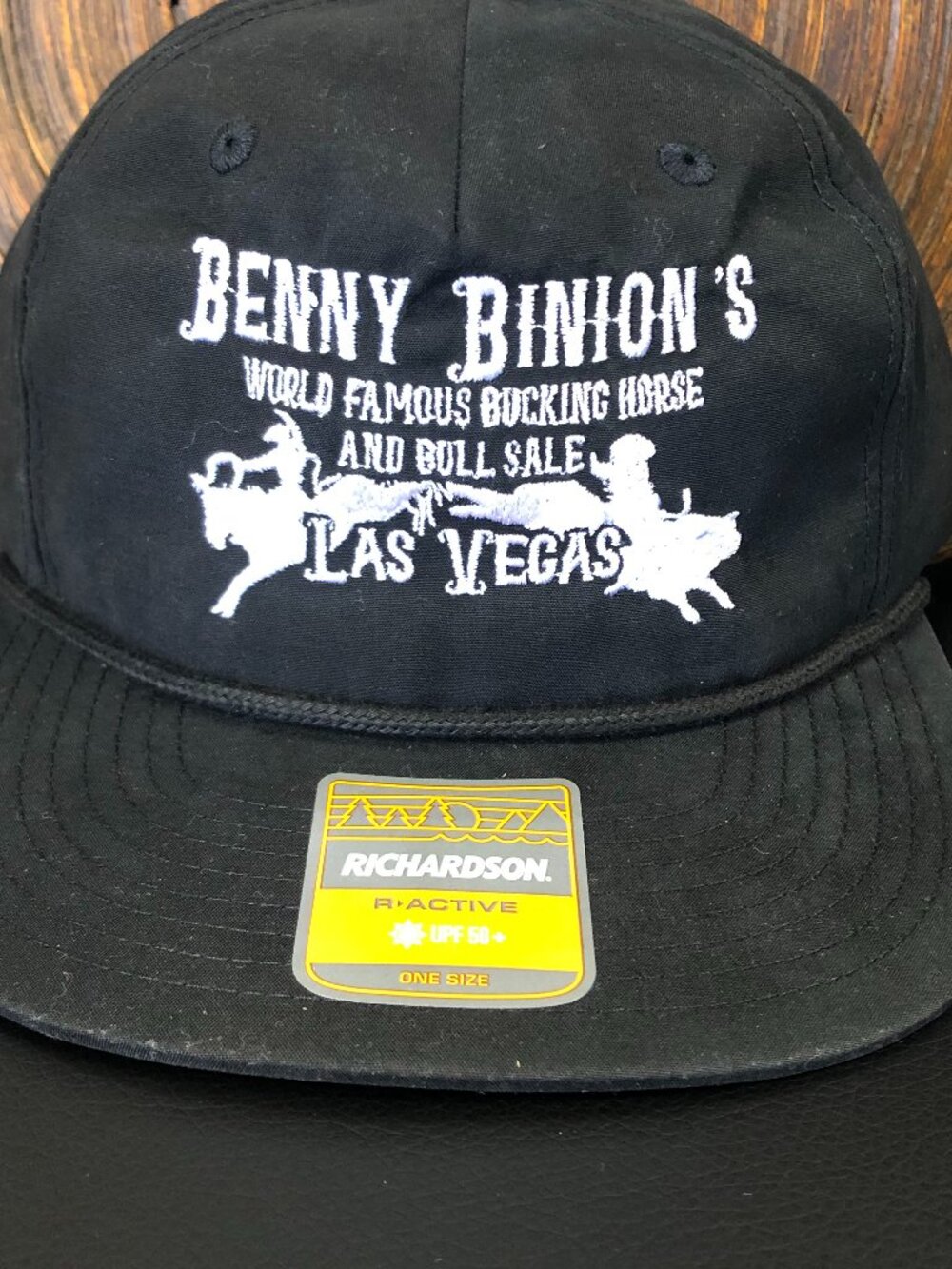 Benny Binion’s Bucking Horse & Bull Sale Rope Hat – Richardson 256 – New